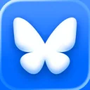 Bluesky Social app icon